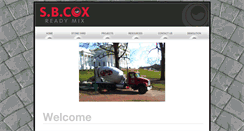 Desktop Screenshot of coxreadymix.com